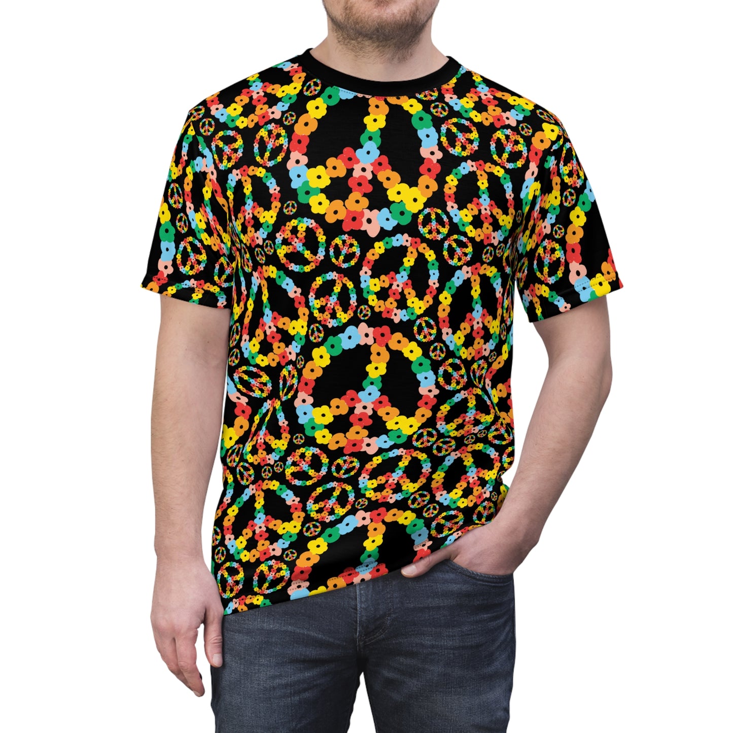 Peace Signs Cut & Sew Tee