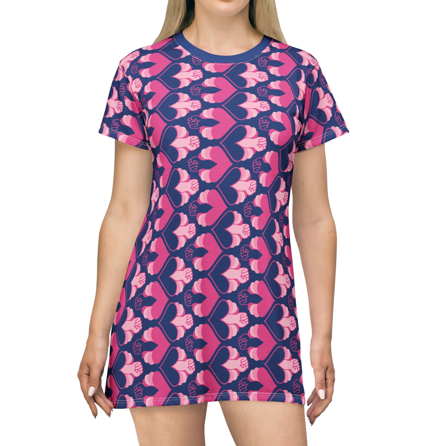 Hearts T-Shirt Dress