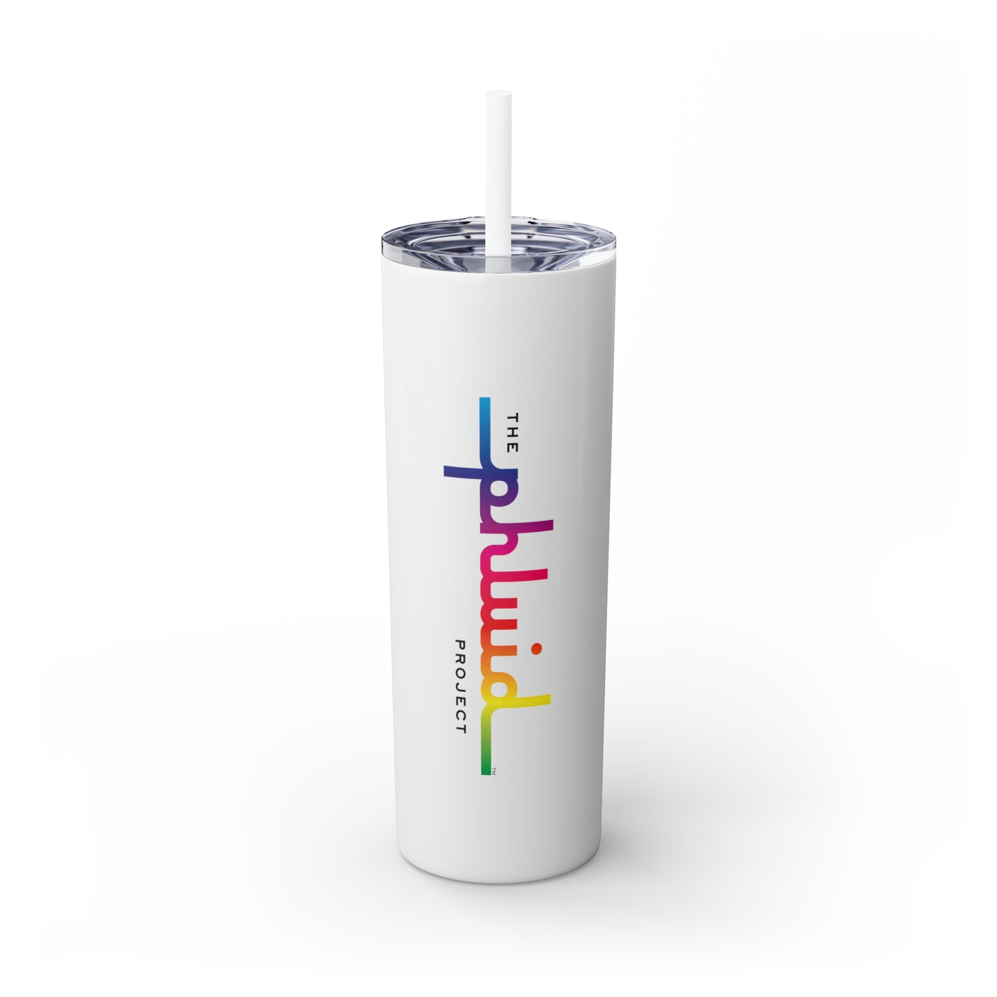 Phluid Tumbler with Straw