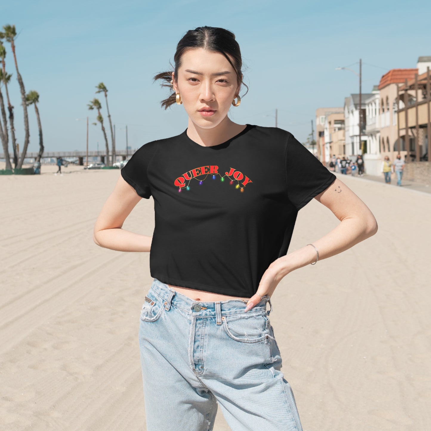 Queer Joy Crop Tee