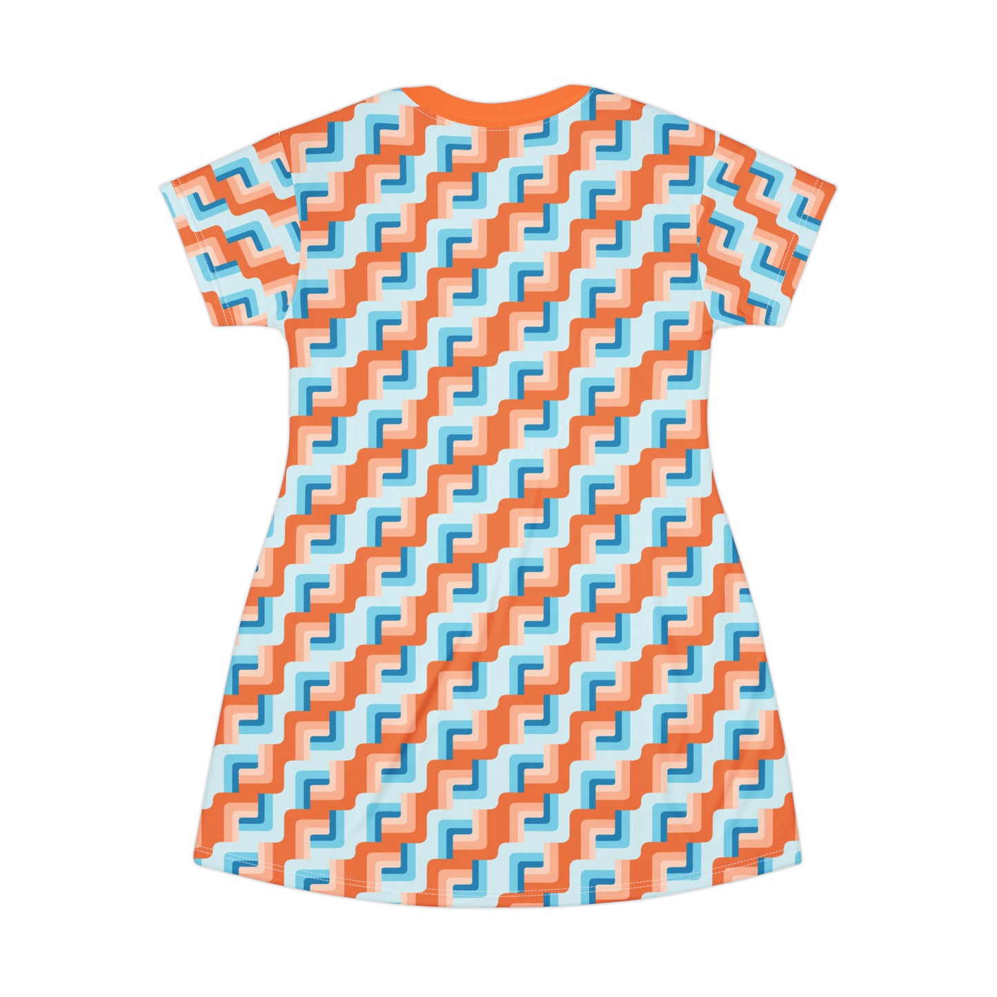 Waves T-Shirt Dress