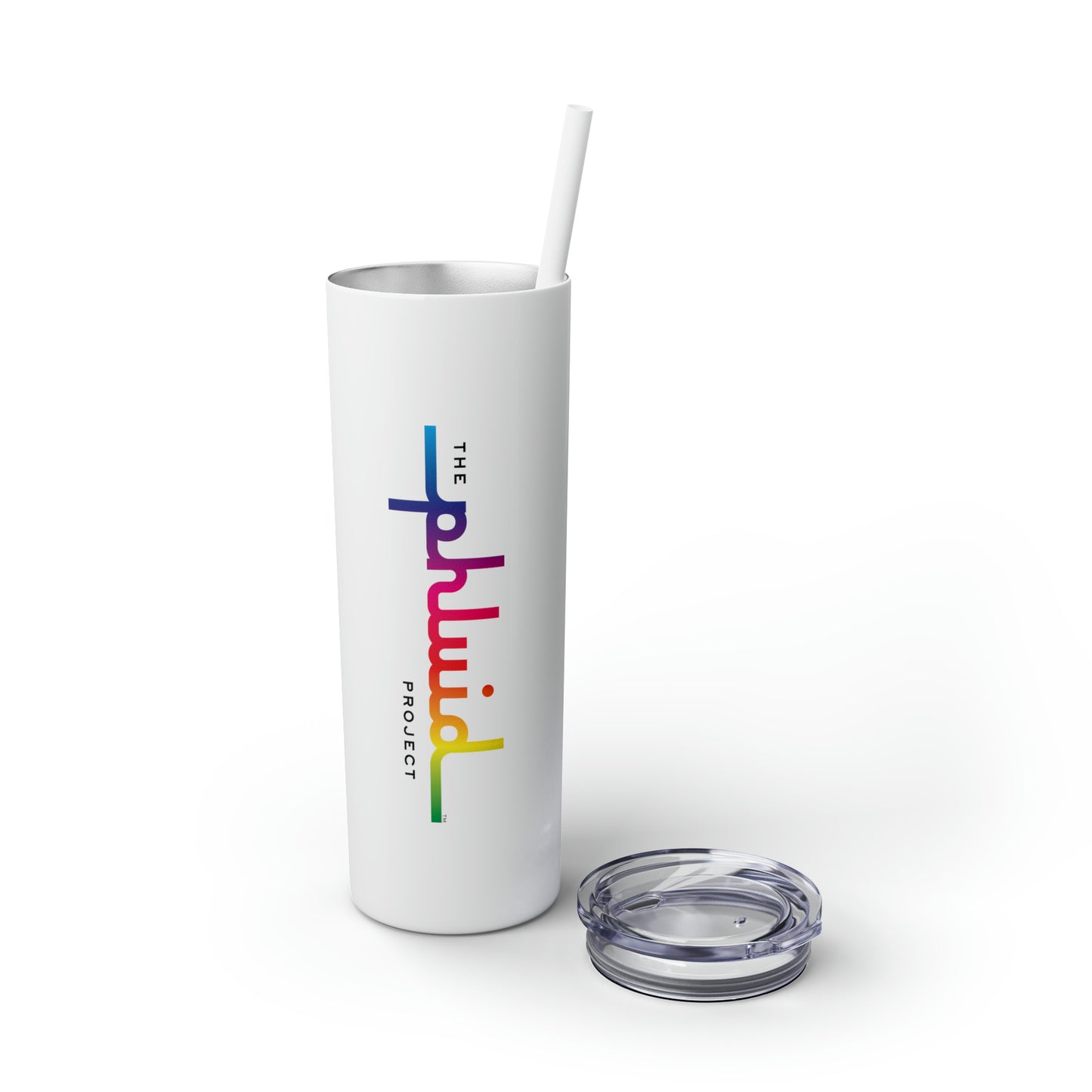 Phluid Tumbler with Straw