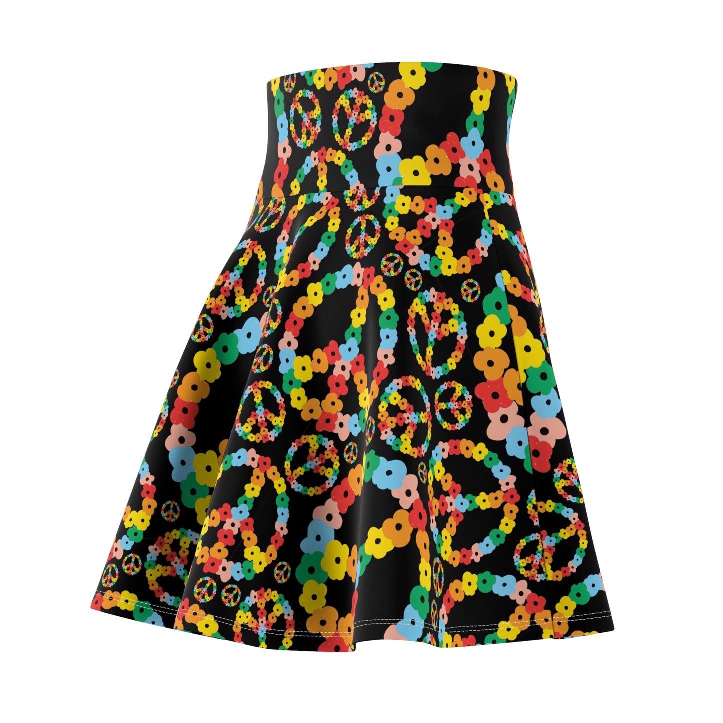 Peace Signs Skater Skirt