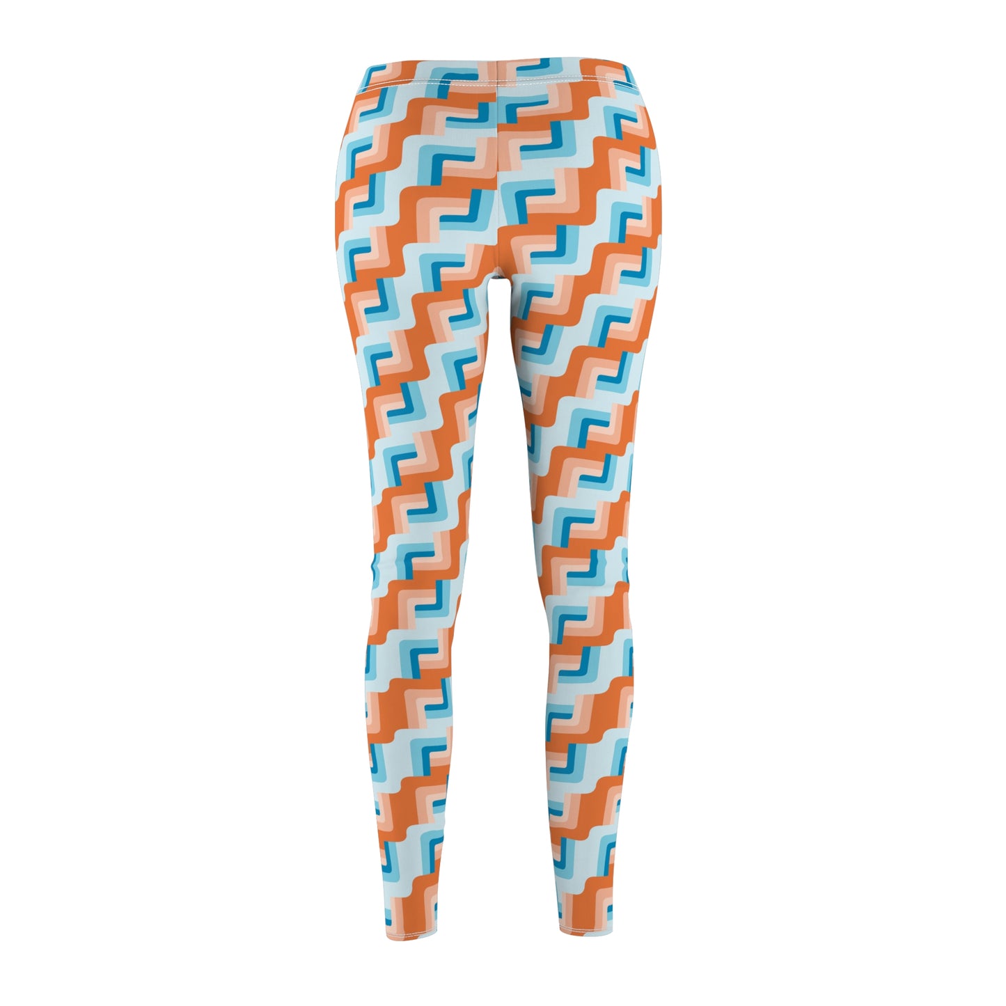 Waves Cut & Sew Casual Leggings