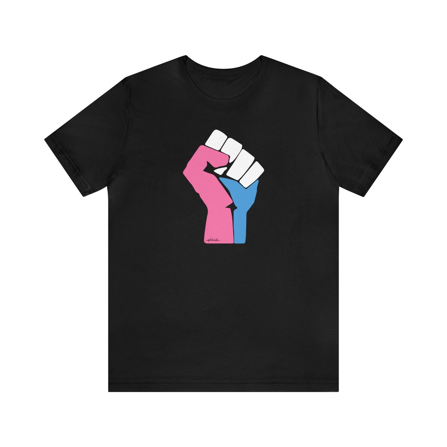 I Stand With The Pink White And Blue Tee