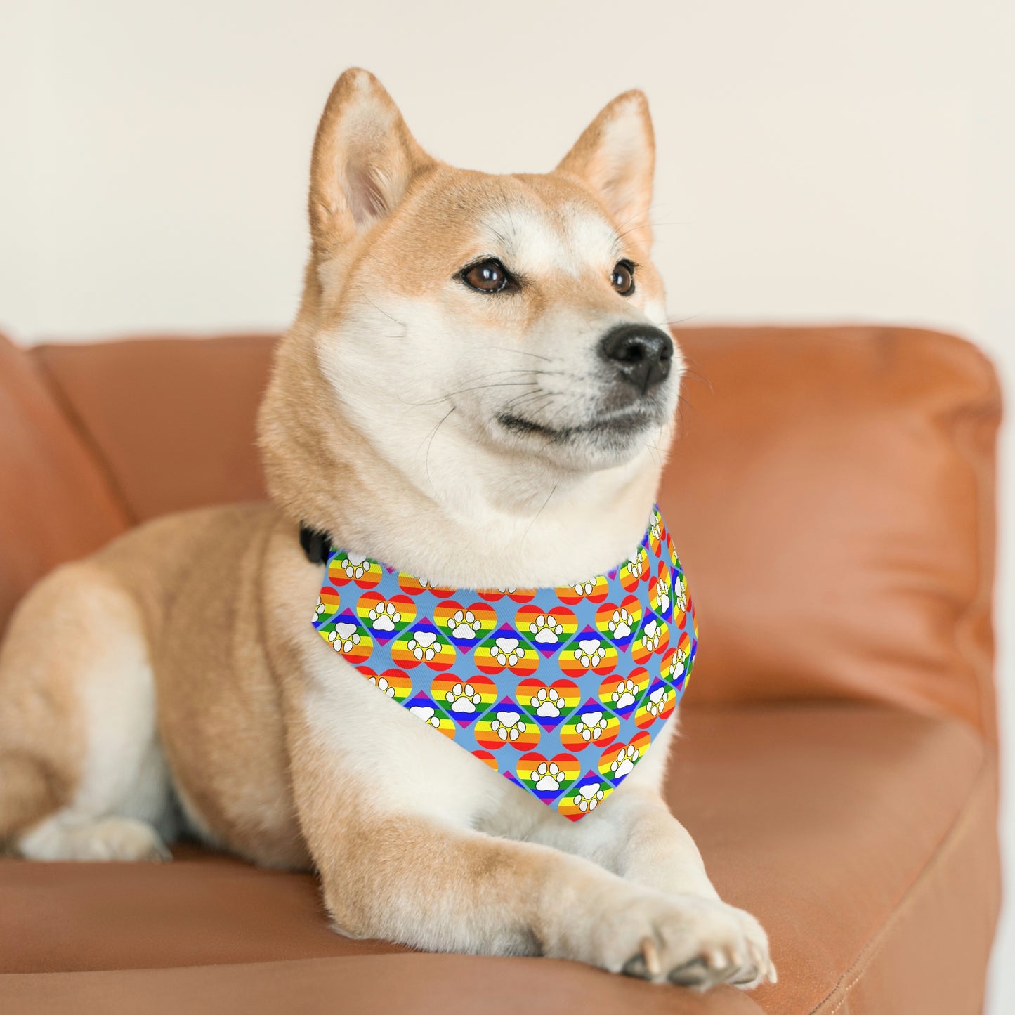 Pride Paws Pet Bandana Collar