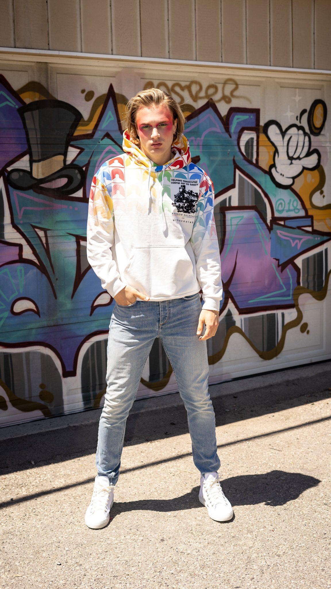 UrbanCoolab: Rainbow Railroad: RR - 'Transition' Hoodie