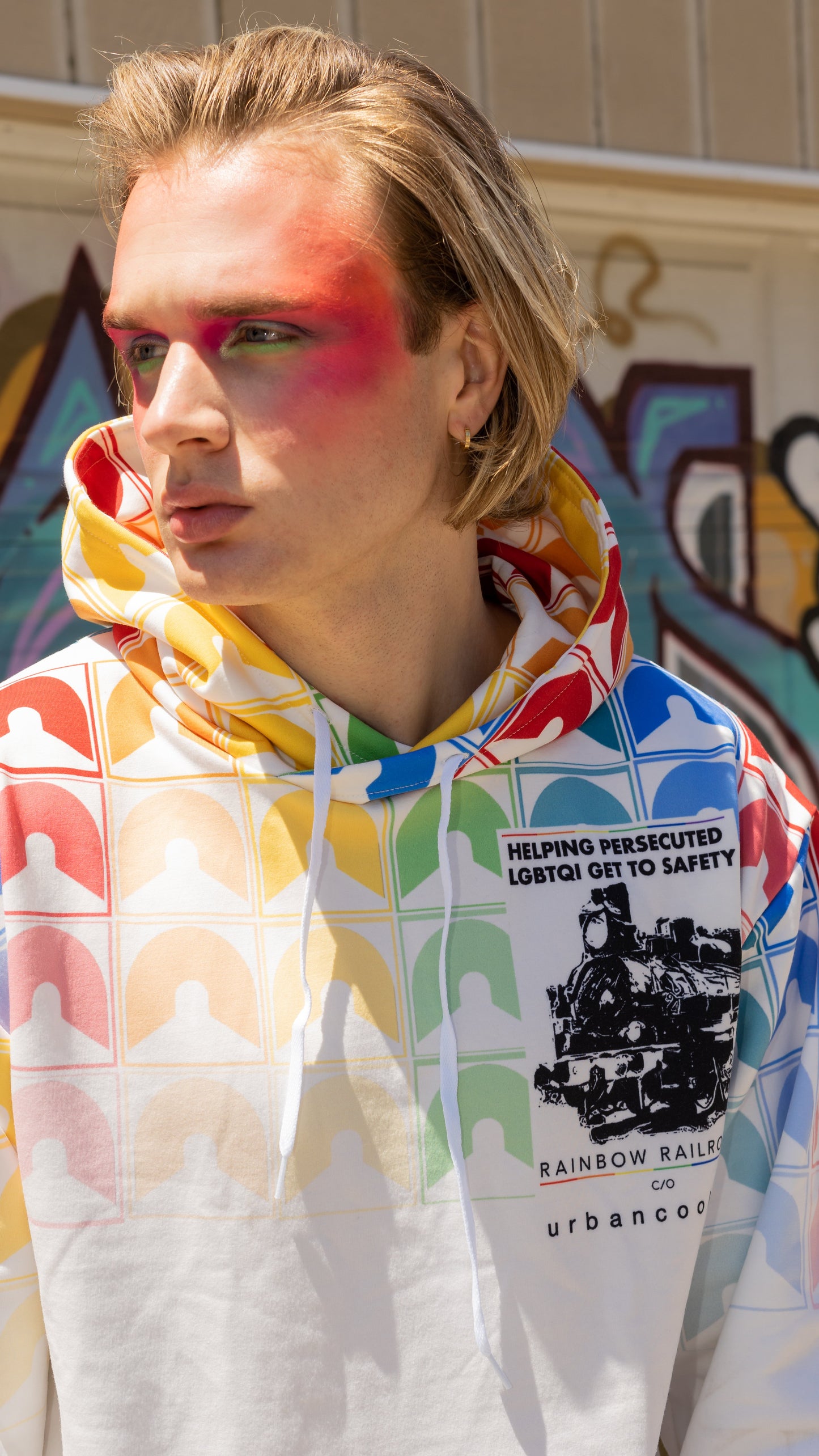 UrbanCoolab: Rainbow Railroad: RR - 'Transition' Hoodie
