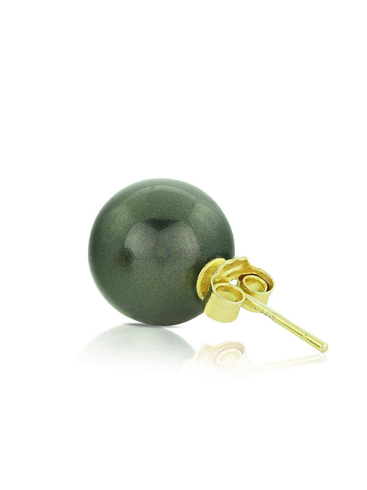 FANG: Black Pearl Stud Earring (Single)