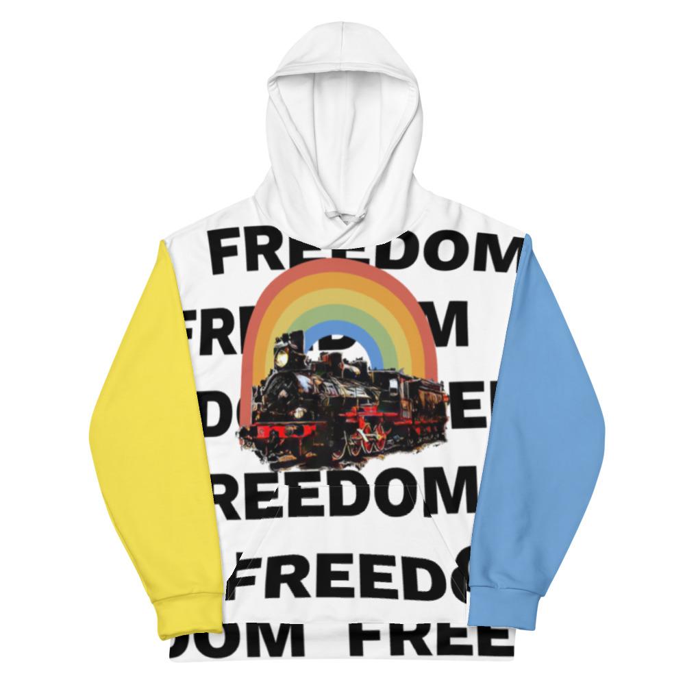 UrbanCoolab: Rainbow Railroad: RR - Freedom Hoodie (Pattern)