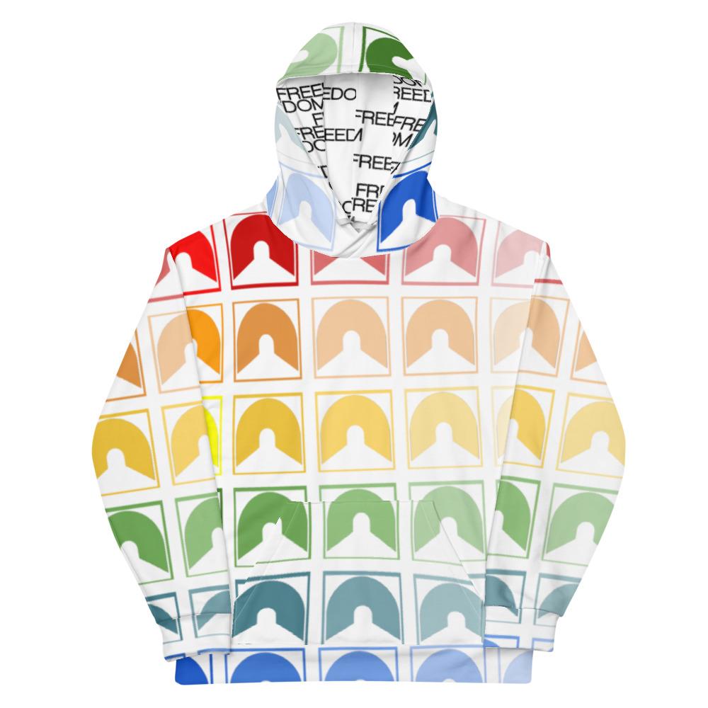 UrbanCoolab: Rainbow Railroad: RR - Color Block Hoodie