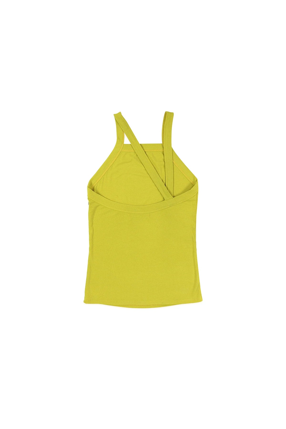 FANG: Essential Asymmetrical Strap Ribbed Tank