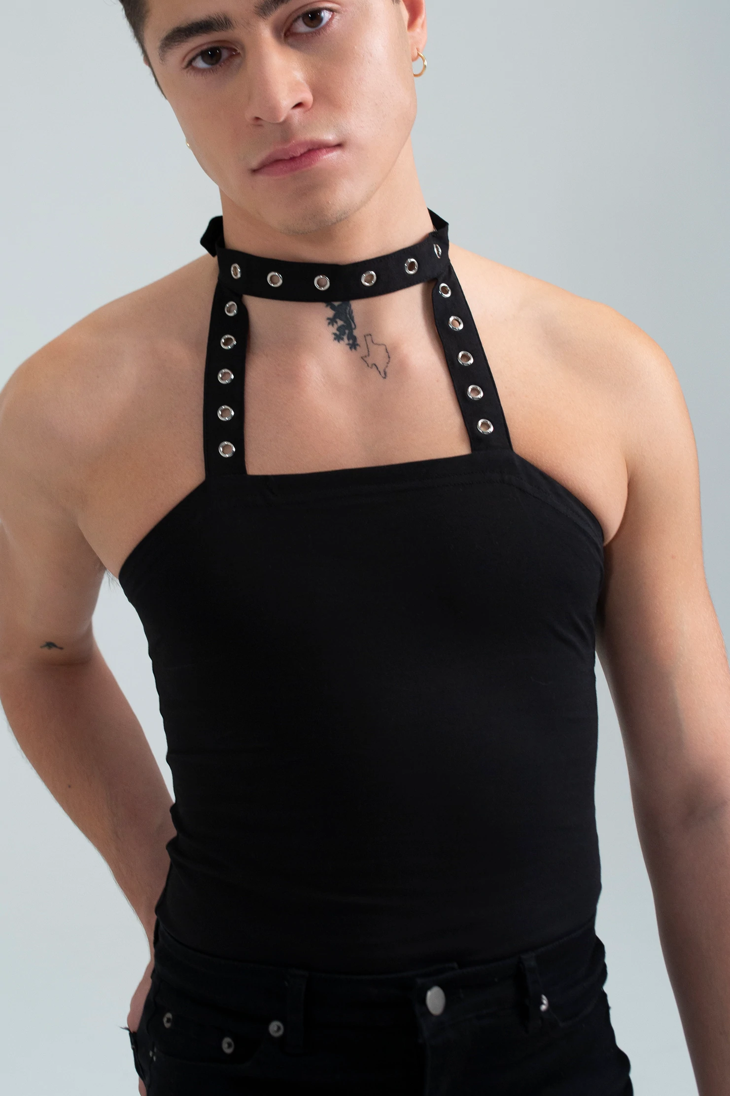 FANG: Eyelet Choker Tank