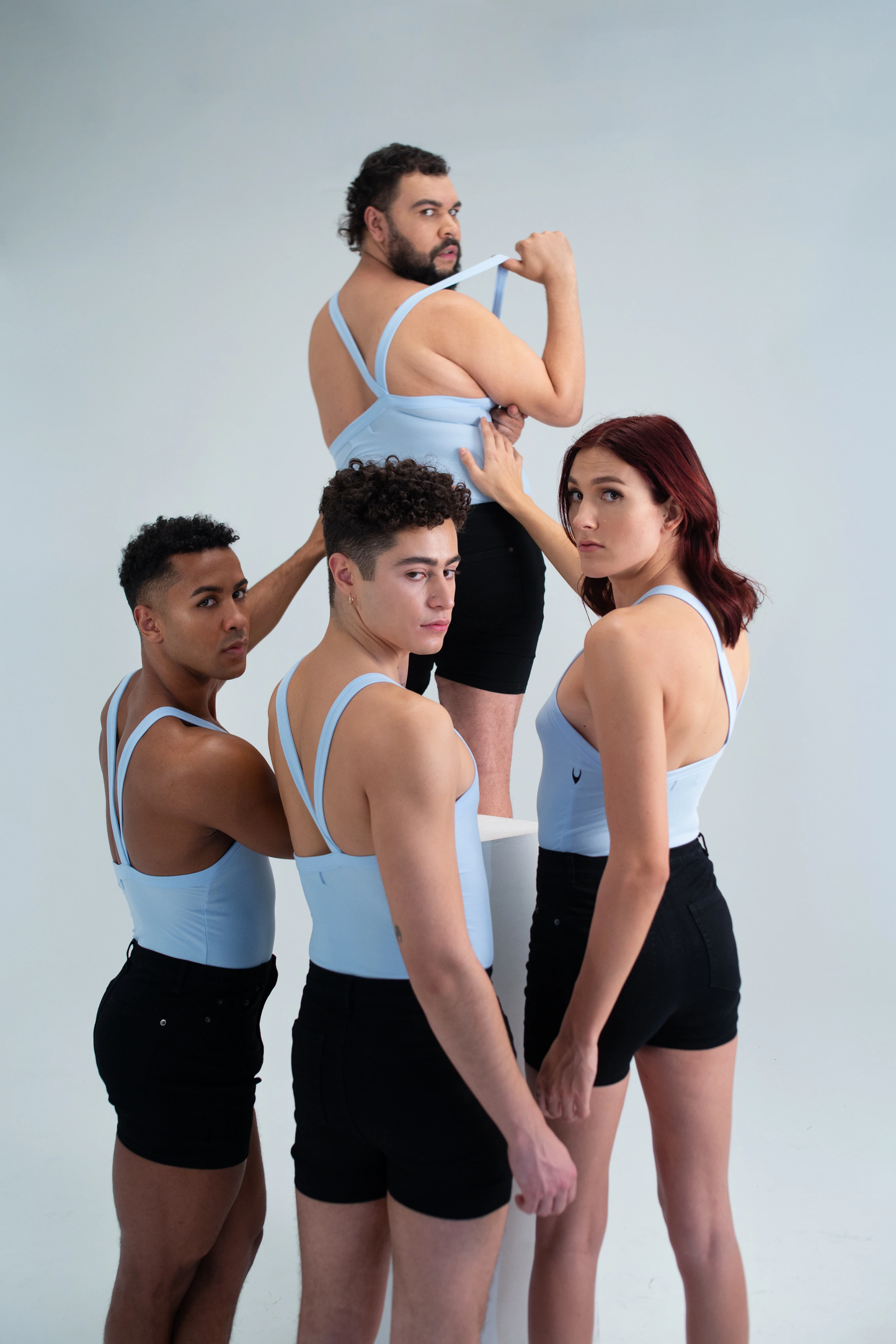 FANG: Essential Asymmetrical Strap Ribbed Tank
