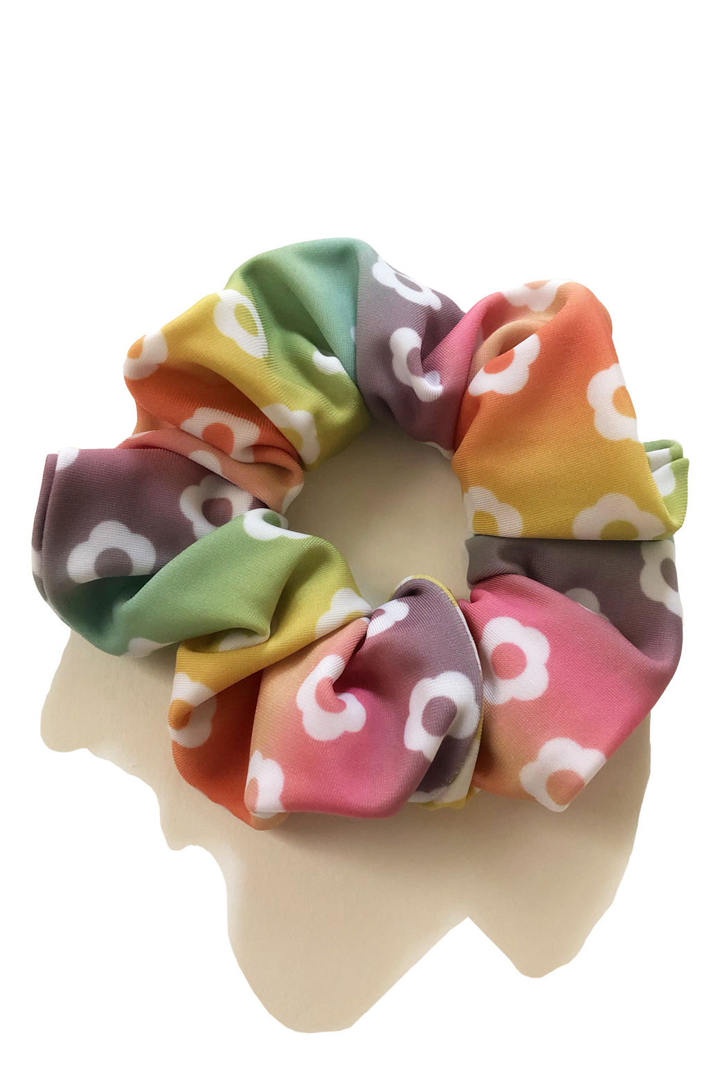 NOVEL SWIM: RAINBOW BLOSSOM SCRUNCHIE