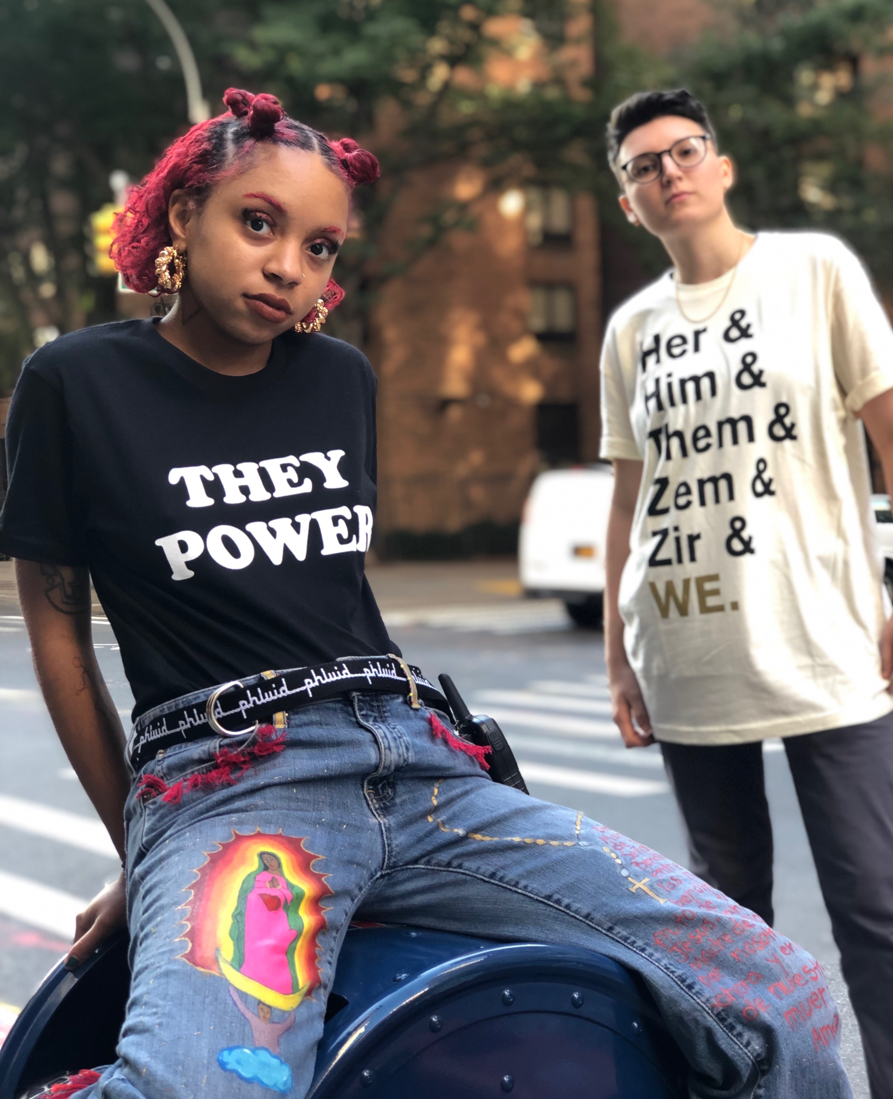 We are a gender-free brand (androgynous, unisex, gender neutral) selling clothing, accessories, and beauty for the LGBTQIA+ community (lesbian, gay, trans, pansexual queer)