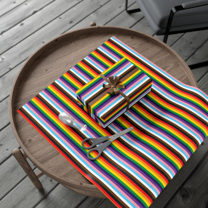 Striped Gift Wrapping Papers