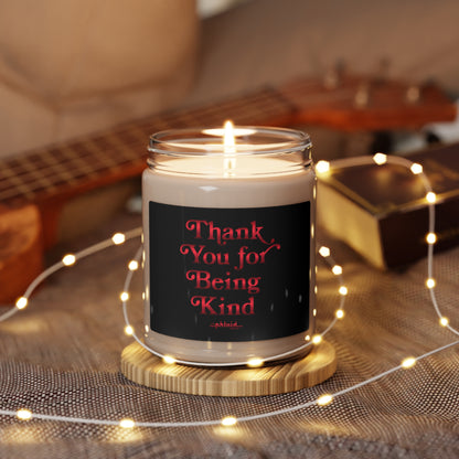 Thank You For Being Kind Holiday Candle