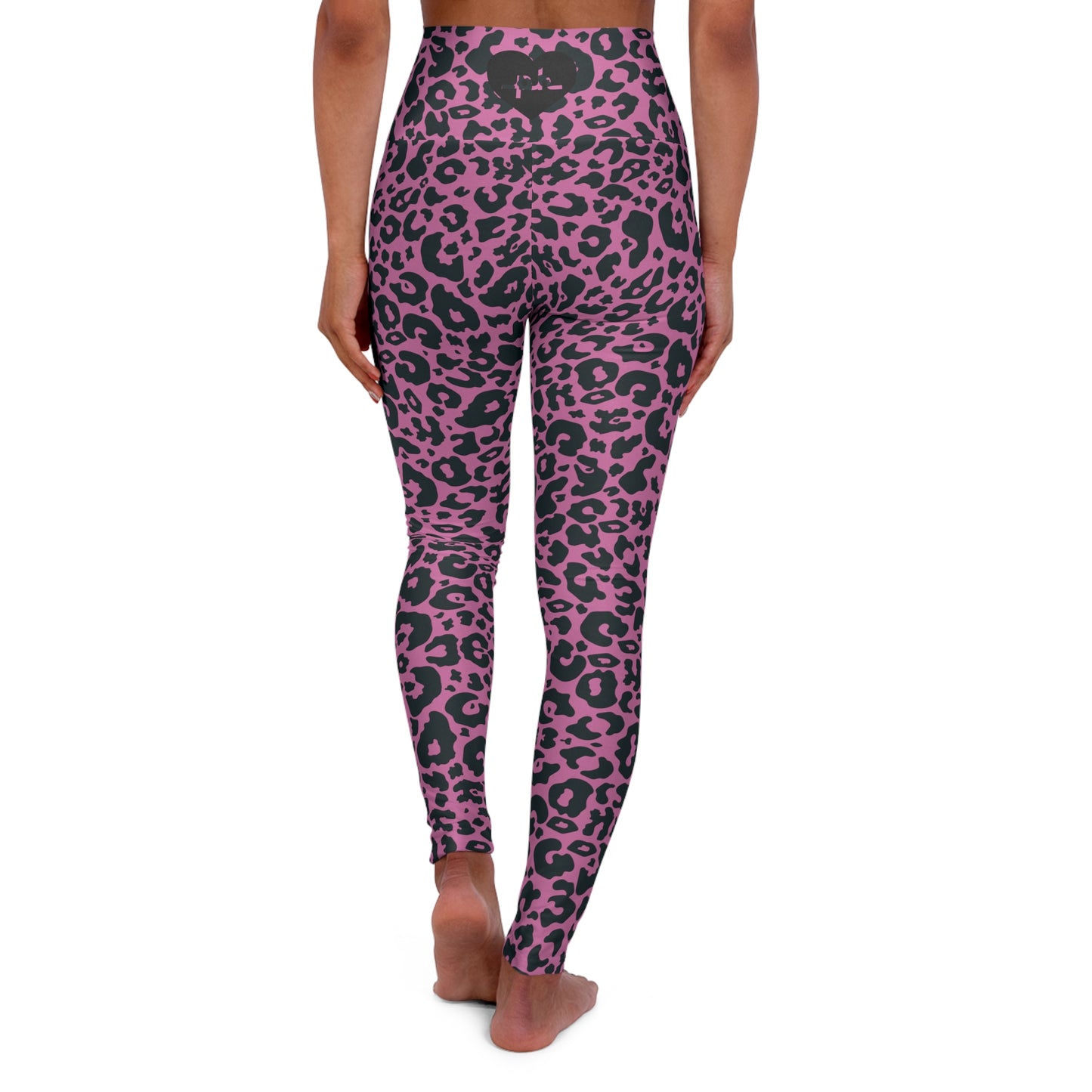 Pink Leopard High Waisted Leggings