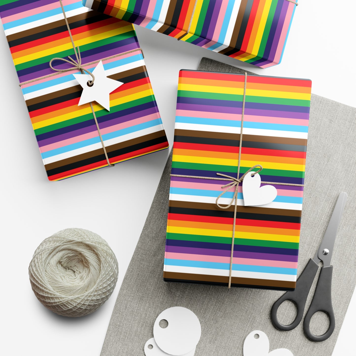 Striped Gift Wrapping Papers