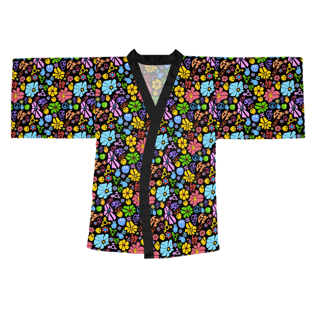 Love Long Sleeve Kimono Robe