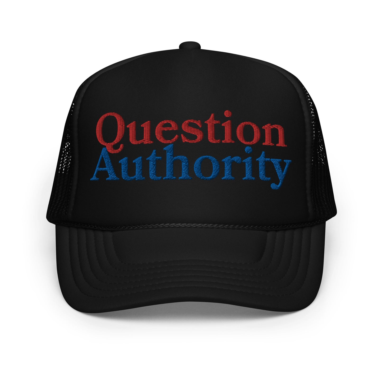 Question Authority Trucker Hat