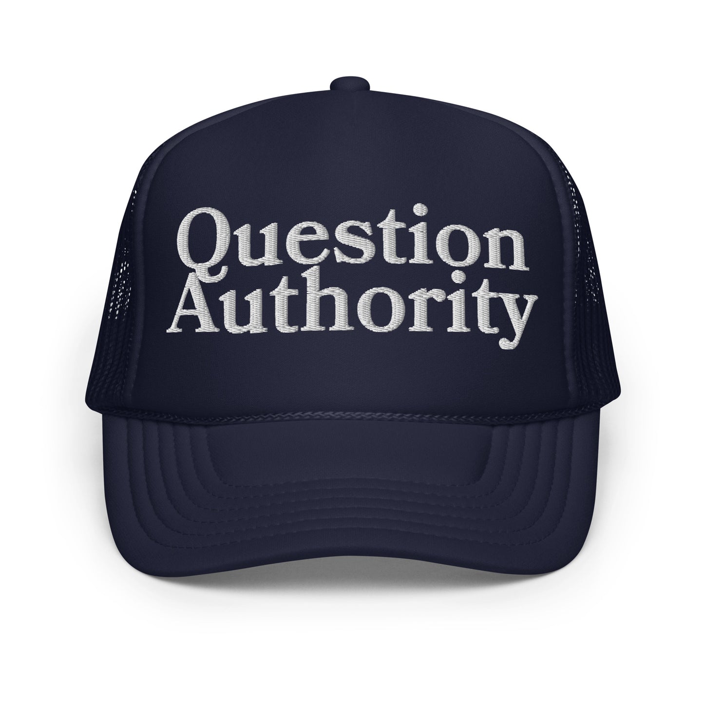 Question Authority Trucker Hat