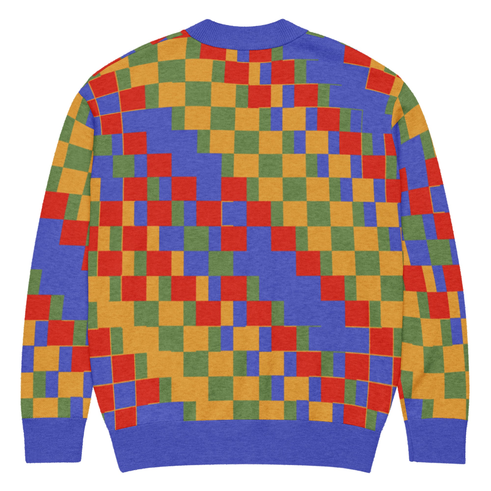 Pride Checkerboard Knitted Cardigan – The Phluid Project