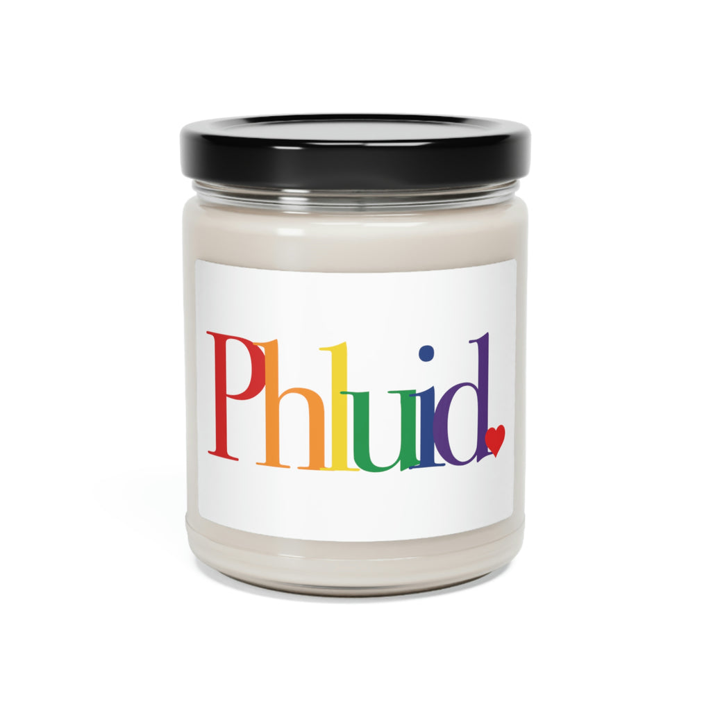 Phluid Heart Scented Soy Candle, 9oz