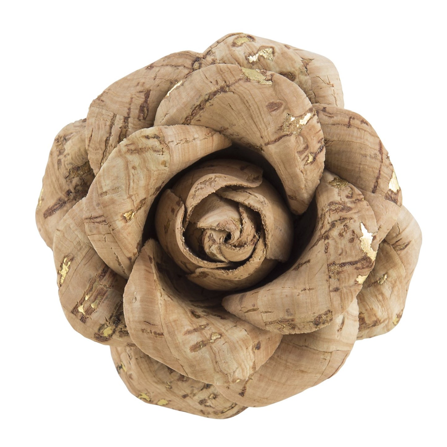 Fleur'd Pins: Cork & Gold Rose Pin