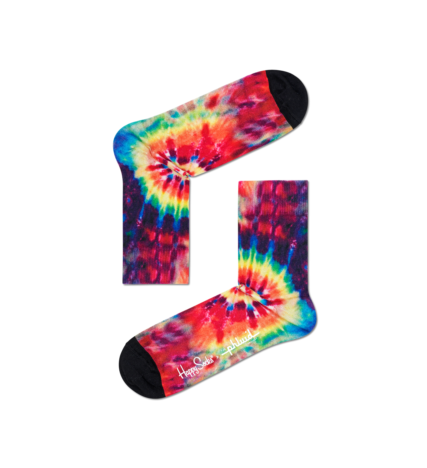 Happy Socks x Phluid: Tie Dye Sock