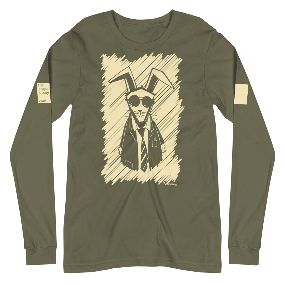 The Proper Bunny: The Proper Bunny Long Sleeve Graphic Tee