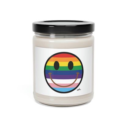 Pride Smiley Scented Soy Candle, 9oz